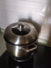 钢米 304不锈钢无孔原味蒸锅家用蒸饭实心蒸笼不串味煤气灶电磁炉通用 实拍图
