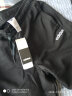 阿迪达斯 （adidas）男装运动套装25春新款舒适透气宽松简约短袖T恤运动长裤两件套 黑色简约T恤+长裤 L/180 实拍图