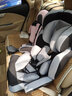 艾星 儿童汽车安全座椅加强防护宝宝安全座椅ISOFIX  9个月-12岁 黑灰 实拍图