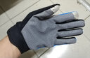 筠尚防晒骑行手套男女春夏季薄款冰丝袖透气健身半指防滑户外运动登山触屏开车骑摩托车全指露指钓鱼手套 长指蓝色 L码 实拍图
