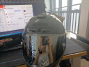 GSB361摩托车头盔男女重机车全盔骑行赛车安全gsb头盔四季通用款酷 水泥灰配透明镜片 2XL支持58-60的头围 实拍图