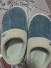 安尚芬居家防臭棉拖鞋男士大码秋冬季加绒室内保暖防滑软厚底地板拖女款 深灰 42-43 标准码 实拍图