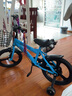 贝琦童（BEIQITONG）儿童自行车单车2-3-4-6-9-10岁男孩童车中大童女孩小孩宝宝脚踏车 尊享蓝【一体轮】暴君轮水壶礼包 16寸适合身高(105-115)CM 实拍图