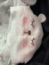 全棉时代婴儿帽子宝宝儿童纯棉帽子遮阳新生儿胎帽防风防晒帽 浅粉 38cm-40cm 实拍图