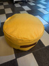 LUCKYSAC懒人沙发豆袋EPP  客厅阳台卧室单人布艺飘窗休闲小沙发椅可睡觉 绒麻面料-玉米黄 旗舰款120*120cm沙发+脚凳 实拍图