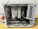 方糖机械大师  酷方 C28脉冲 兼容 MATX/ITX主板机箱  240水冷/仅支持SFX/L电源， 风冷散热/支持ATX14cm电源 极地白 官方标配 实拍图