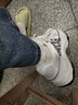 Kappa复古跑鞋男女皮面休闲鞋厚底熊猫鞋-K0BW5MM71D 韩国白/黑色-012 37 实拍图