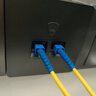 万级（OFNPFTTH） 电脑光纤插座面板 86型SC耦合器光纤墙壁插座 移动光纤接口面板插座 灰色双口 2-81125 实拍图