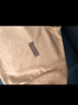 歌朴伟麂皮绒重磅短袖T恤男小领口夏季美式复古棉质情侣五分中袖上衣服 D79-咖色 XL（115-150斤） 晒单实拍图