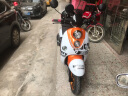 杰帆（JF）燃油小龟125cc踏板摩托车可上牌助力车男女款助力车街车小摩托车 橙分白字母花 高配款 晒单实拍图