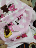 迪士尼（Disney）毛巾棉质割绒 4条装 儿童婴儿毛巾女宝宝 粉色 45g/条 25*50cm/条 实拍图