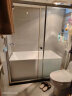 果敢亚克力浴缸小户型家用成人独立式薄边方形单双人深泡浴缸051 白色独立缸1.4米 实拍图