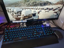 惠普（HP） K10G有线机械键盘 网吧电竞游戏 104键发光全尺寸背光机械键盘全键无冲办公游戏键盘 K10G机械键盘经典黑【冰蓝光青轴】 实拍图