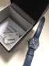 西铁城（CITIZEN）手表小蓝针男表光动能黑武士小牛皮不锈钢表带时尚休闲腕表送礼物 BM7140-11L 实拍图