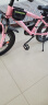 飞鸽（PIGEON）儿童自行车21速山地车男女款6-15岁脚踏车一体轮车学生车22寸粉色 实拍图