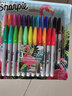 锐意（Sharpie）细头油性防水防褪色马克笔24色儿童绘画涂鸦标记重点记号笔商务办公24支火烈鸟套装美术写生水彩笔 实拍图