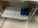 纳童（NaTong）拉篮双层不锈钢厨房橱柜抽屉式碗碟篮阻尼厨柜调味料拉篮304碗架 加深圆钢双层850柜内宽80-83cm 实拍图