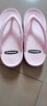 matxsomax新款人字拖鞋女夏季厚底外穿中跟坡跟情侣男沙滩凉拖鞋夹脚海边潮简约休闲时尚 粉红色 39/40 实拍图