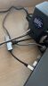 毕亚兹 高速USB3.0数据线传输线公对公 0.5米 双头移动硬盘盒数据高速传输线 笔记本散热器车载MP3连接线 实拍图