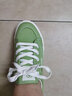 人本女鞋帆布鞋女2024秋季新款韩版百搭低帮小白鞋平底学生情侣板鞋子 抹茶绿 44 实拍图