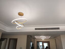 雷士（NVC）北欧吊灯水晶轻奢吊线灯大气客厅灯智能吊灯具套餐厅灯饰全屋百搭 4室2厅 三环吊灯+卧室+餐吊 实拍图