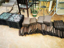 易栽乐（Yizail） 2.5S种植箱咖啡色塑料种菜盆 阳台种菜组合式长方形庭院大花盆 加深1联种植箱40*40*43cm 实拍图