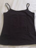 三枪（THREEGUN）新疆棉背心女士纯棉高弹透气打底杉运动内搭可外穿吊带衫无袖上衣 正黑A3（吊带） L 实拍图
