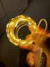 暮瑾LED铜线灯串小彩灯闪灯串灯满天星生日蛋糕圣诞礼盒鲜花花束装饰 10米100灯暖白（5号电池款） 实拍图