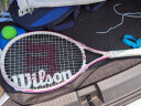 威尔胜（Wilson）官方网球初学拍草莓拍女生送礼青柠拍大学生轻巧减震大拍面网球拍 葡萄紫-1号柄 WRT3242001 实拍图