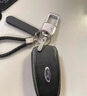 绅创适用福特钥匙套蒙迪欧福睿斯福克斯锐际锐界领界翼虎探险者车扣壳 翻毛皮【E款灰黑】+圆环扣 实拍图