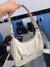 Champion冠军单肩包牛角包女2024春夏新款小肩包斜挎包七夕送女友 白色 MIC 实拍图
