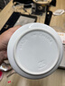 裕轩堂纯白色新款陶瓷花盆室内简约个性带托盘绿萝吊兰蝴蝶兰多肉盆桌面 7249471 中号口径约14厘米 实拍图