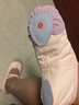 飞利临帆布儿童舞蹈鞋软底幼儿猫爪鞋女童芭蕾舞鞋成人女款练功鞋帆布瑜伽鞋 精品皮头肉粉色 38码/23cm 实拍图