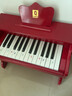 俏娃宝贝（QIAO WA BAO BEI）木质儿童小钢琴玩具女孩电子琴1一3周岁礼物宝宝早教乐器2生日5两 红：真钢琴声木质烤漆钢琴+谱架 实拍图
