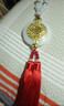 御琉宫汽车挂件水晶玉保平安福车内挂饰用品车载吊坠小轿上高档男女装饰 金镶玉A款红穗 实拍图