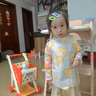 taoqibaby 硅胶围兜婴儿防水饭兜儿童罩衣3D立体口水兜轻薄款 实拍图