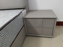 沙卡曼 【评价2万+】床头层牛皮床简约主卧双人床现代软靠储物婚实木床 豪华版真皮单床+2柜+席梦思乳胶床垫 1.8*2米气压结构 实拍图
