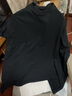 大鱼界线日系潮牌短袖T恤男潮流ins情侣装夏装宽松上衣服男生印花圆领体恤 黑色(纯色) 4XL(180-200斤） 实拍图