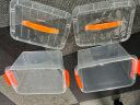 米奇特工（Agents mickey）收纳箱塑料周转箱储物整理箱子收纳盒 透明款小号8L：28*20*17cm 实拍图