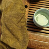 尚言坊 台隆茶巾 棕色茶巾 细纤维毛巾吸水强 茶道零配 双面绒茶巾·灰·短绒35版 实拍图