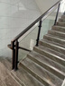 辉豪楼梯扶手护栏简约轻奢楼梯扶手栏杆玻璃阳台家用不锈钢立柱护栏 砂光50方1050mm-标准款单支立柱 实拍图