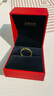 百泰首饰（BATAR JEWELLERY）生日礼物黄金戒指女足金车花线五线圈金指环女戒情侣对戒线戒 13号【金重约0.6g-0.7g】 实拍图