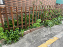 斗途园艺花园草坪防腐木栅栏护栏栏杆围栏小篱笆栏栅装饰庭院围墙户外室外 碳色100*80*105板厚13mm 实拍图