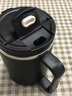 诗嘉丽茶杯茶水分离水杯不锈钢泡茶杯男分离杯杯子茶道杯男士办公室喝茶 茶仓可拆-黑500ml+盖子收纳勺 500ml 实拍图