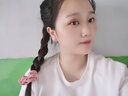 清晨的星星低丸子头发绳女生绑头发头绳大肠发圈扎头发高弹力耐用橡皮筋新款 格子橘粉 实拍图