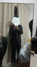 培罗蒙（BAROMON）【96.1%羊毛】西服套装男商务西装男整套男士商务轻正装新郎结婚 藏青 180B (裤子尺码请备注或留言) 实拍图