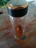 双层玻璃杯 茶水分离大容量便携创意带盖耐热水杯男女士商务大号办公保温杯子定制刻字印Logo过滤泡茶杯 爵仕黑480ML【双层玻璃杯】 实拍图