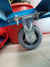 震迪轮子脚轮平板车手推车轮重型橡胶搬运车轮托车轮DR104定向5寸 晒单实拍图