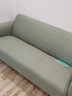 林氏家居原林氏木业网红客厅小户型科技布沙发现代简约单双人沙发BS102 【湖水绿】BS102-A三人 实拍图