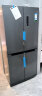 奥马(Homa)欧洲品质368升超薄一级变频风冷无霜十字四开门对开门双开门家用薄款电冰箱BCD-368WDK/B 实拍图